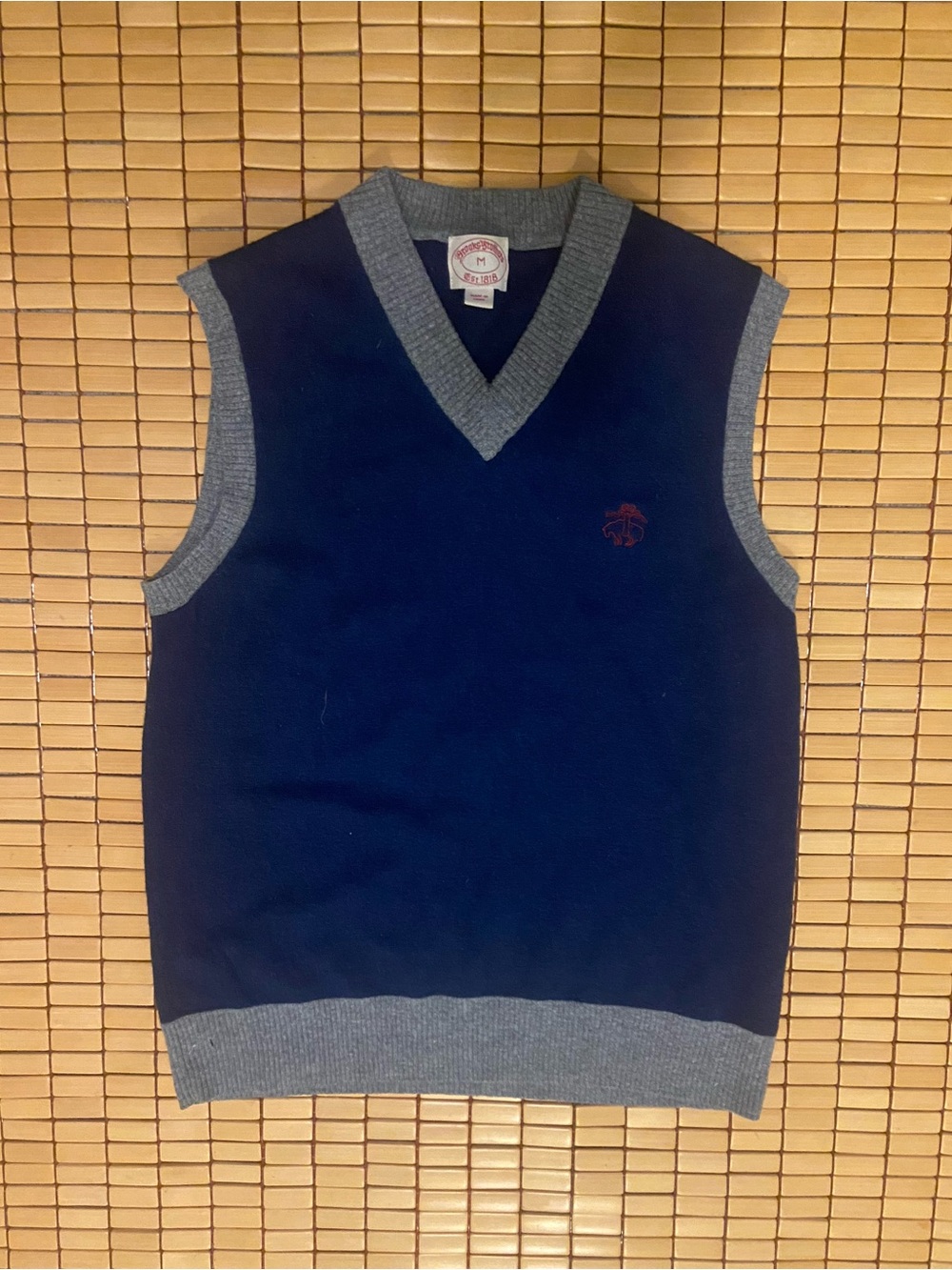100% wool sweater vest
